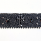 Black Rhinestone Belt