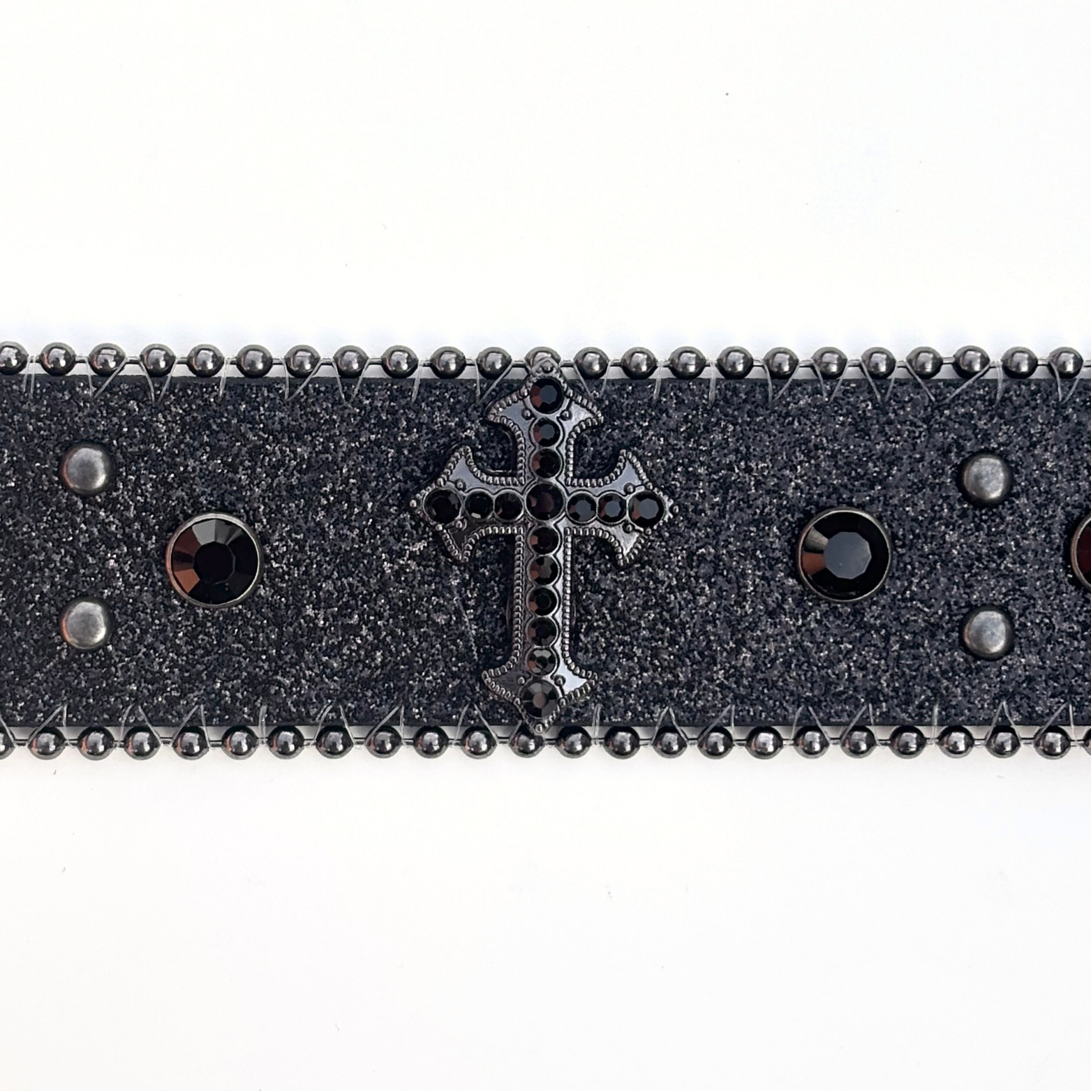 Black Rhinestone Belt