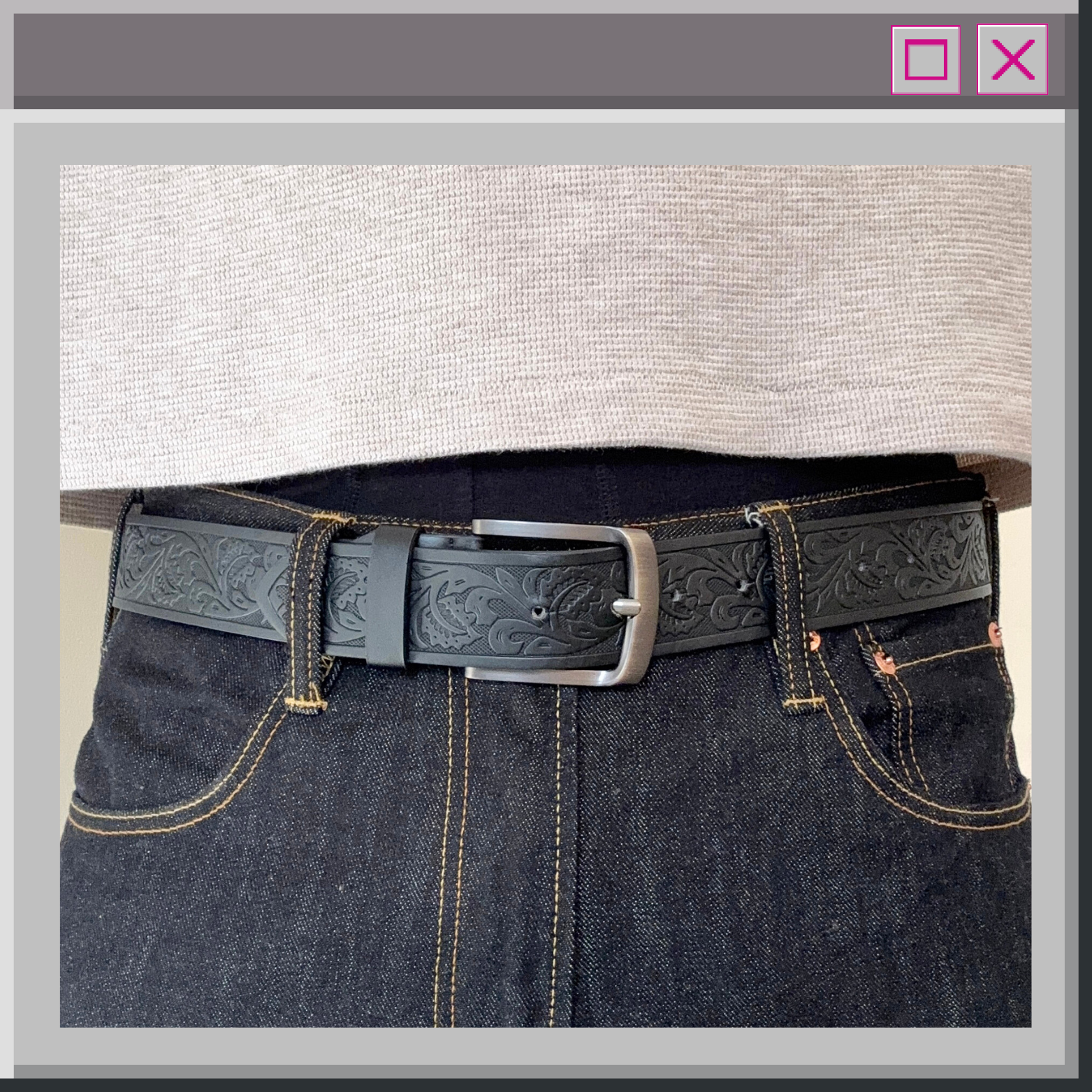 Floral Leaves Style Belt