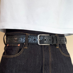 Black Japanese Style Belt
