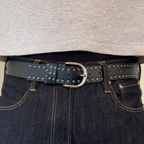 Black Studded Style Belt
