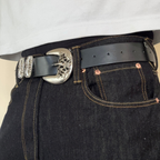 Black Unique Buckle Belt