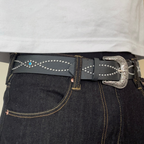 Black Studded Belt