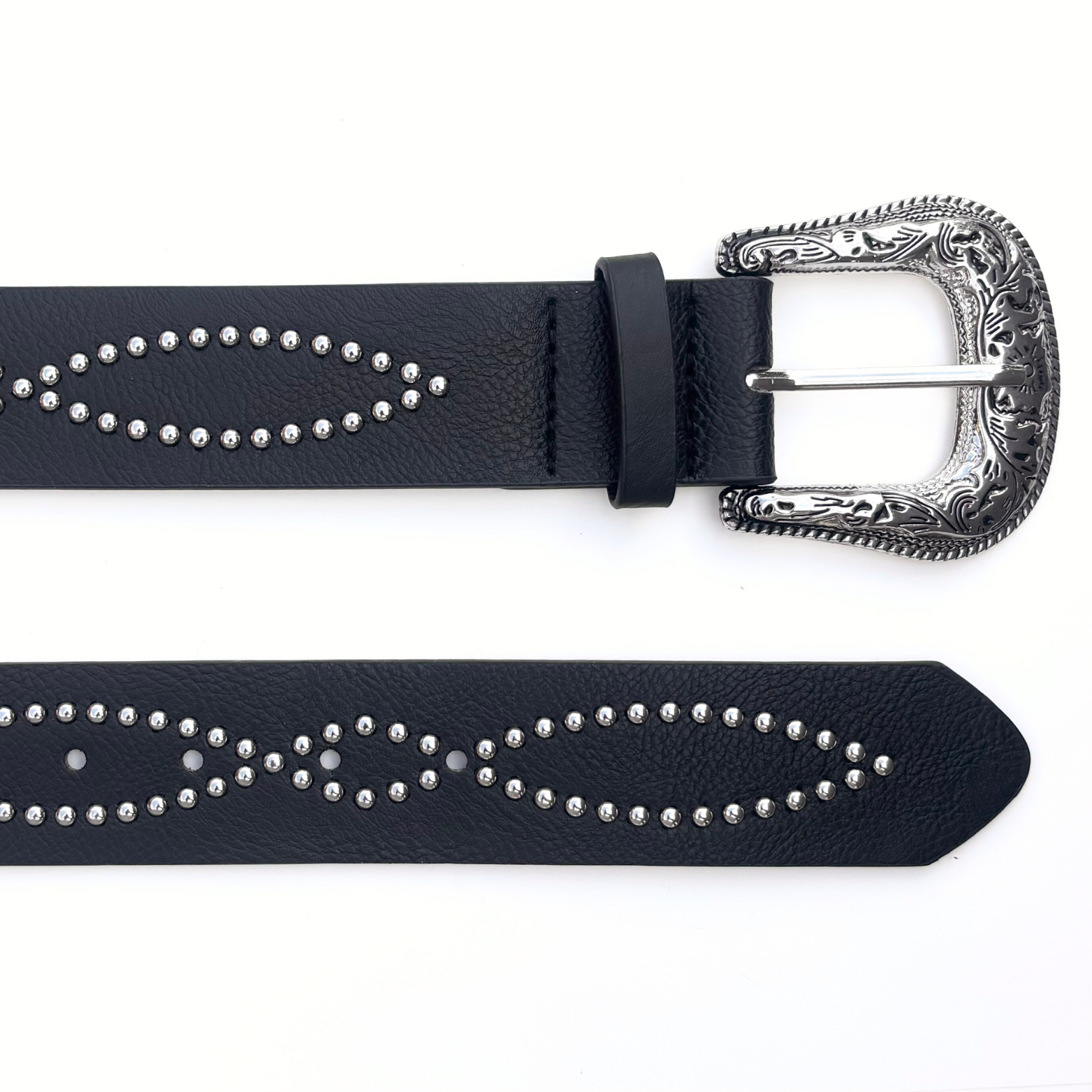 Black Studded Belt