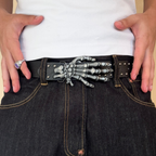 Skeleton Hand Style Belt