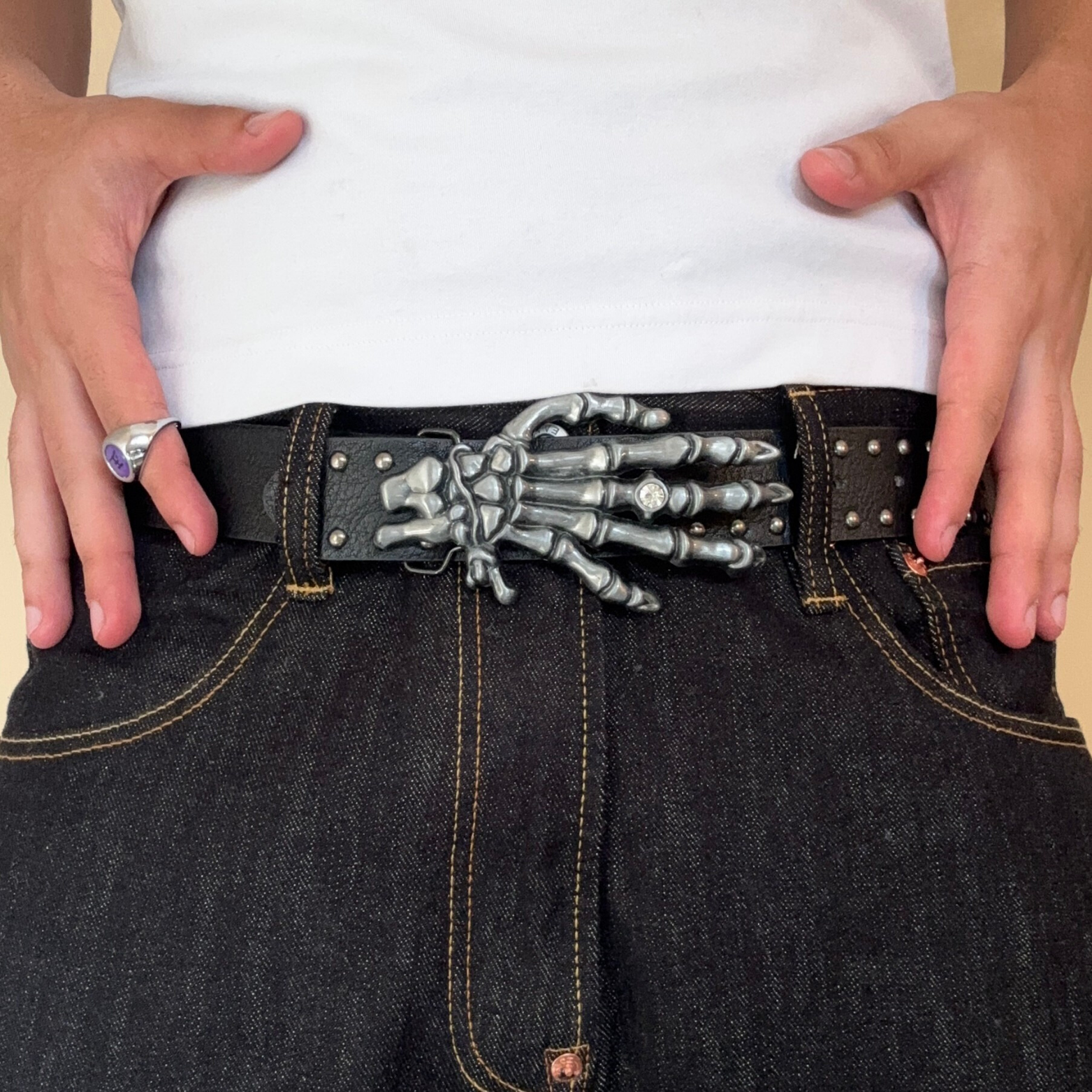 Skeleton Hand Style Belt