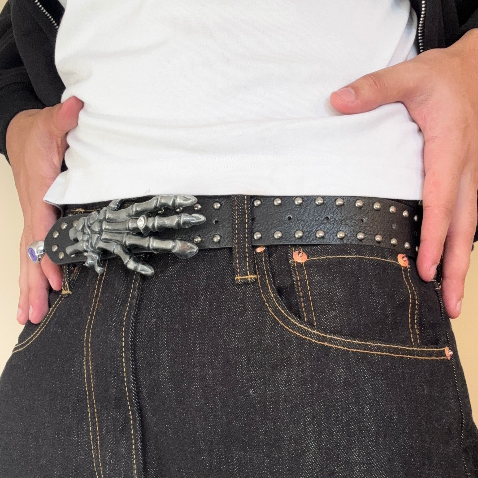 Skeleton Hand Style Belt