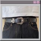 Textured Cowboy Belt